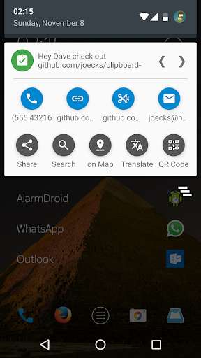 Run android online APK Clipboard Actions & Notes from MyAndroid or emulate Clipboard Actions & Notes using MyAndroid