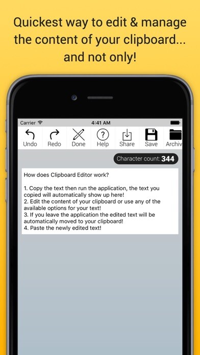 Emulate iPhone app Clipboard Editor Lite using MyAndroid Emulate iPhone app Clipboard Editor Lite using MyAndroid