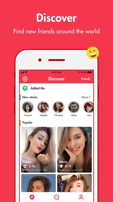 Emulate iPhone app Clipchat- Go live video chat using MyAndroid