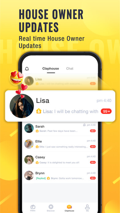 Emulate iPhone app ClipClaps - Find your Interest using MyAndroid