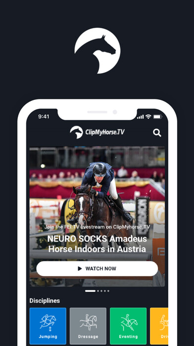 Emulate iPhone app ClipMyHorse.TV & FEI.TV using MyAndroid Emulate iPhone app ClipMyHorse.TV & FEI.TV using MyAndroid