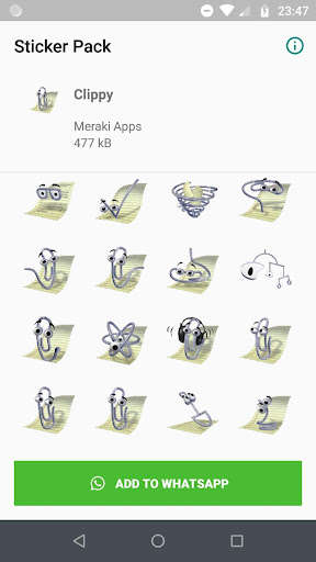 Run android online APK Clippy Stickers for WhatsApp from MyAndroid or emulate Clippy Stickers for WhatsApp using MyAndroid Run android online APK Clippy Stickers for WhatsApp from MyAndroid or emulate Clippy Stickers for WhatsApp using MyAndroid