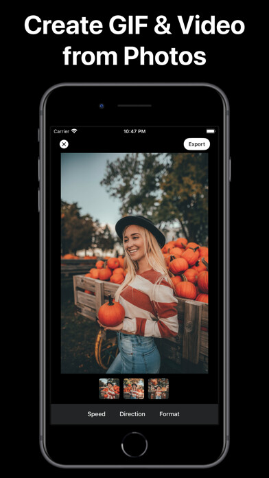 Emulate iPhone app Clipsy - GIF & Video Maker using MyAndroid
