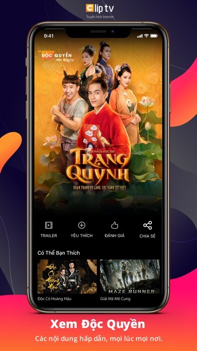 Emulate iPhone app Clip TV – Truy?n hình internet using MyAndroid Emulate iPhone app Clip TV – Truy?n hình internet using MyAndroid