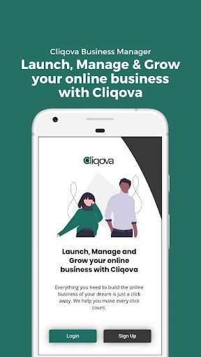 Run android online APK Cliqova Business Manager from MyAndroid or emulate Cliqova Business Manager using MyAndroid