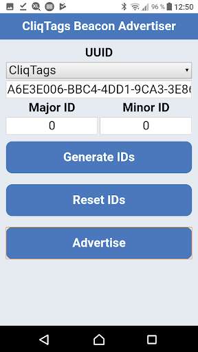 Run android online APK CliqTags Beacon Advertiser from MyAndroid or emulate CliqTags Beacon Advertiser using MyAndroid Run android online APK CliqTags Beacon Advertiser from MyAndroid or emulate CliqTags Beacon Advertiser using MyAndroid