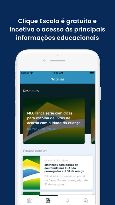 Emulate iPhone app Clique Escola using MyAndroid Emulate iPhone app Clique Escola using MyAndroid