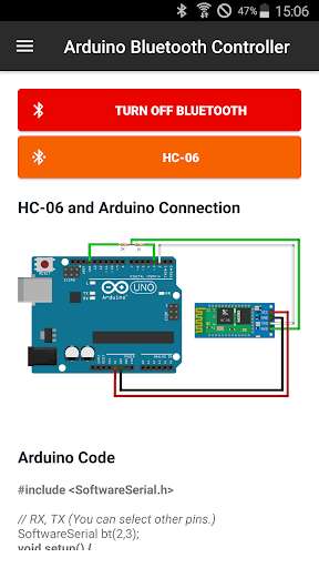 Run android online APK CLK Arduino Bluetooth Controller from MyAndroid or emulate CLK Arduino Bluetooth Controller using MyAndroid