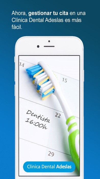 Emulate iPhone app Clínica Dental Adeslas using MyAndroid