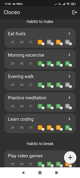 Run android online APK Cloceo - Habit Tracker from MyAndroid or emulate Cloceo - Habit Tracker using MyAndroid Run android online APK Cloceo - Habit Tracker from MyAndroid or emulate Cloceo - Habit Tracker using MyAndroid