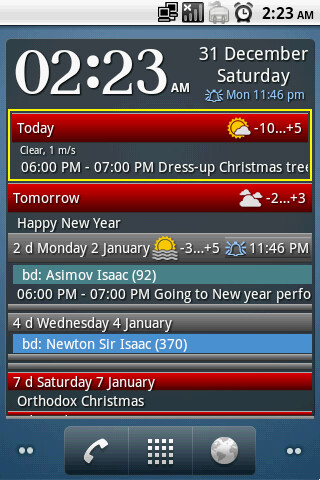 Run android online APK Clock and event widget from MyAndroid or emulate Clock and event widget using MyAndroid Run android online APK Clock and event widget from MyAndroid or emulate Clock and event widget using MyAndroid