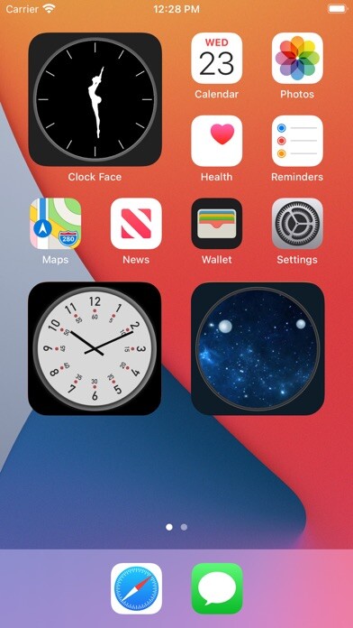 Emulate iPhone app Clock Face - desktop time using MyAndroid Emulate iPhone app Clock Face - desktop time using MyAndroid
