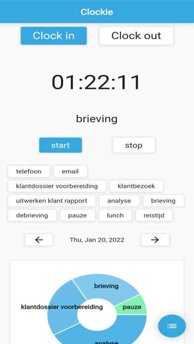 Emulate iPhone app Clockie Web using MyAndroid Emulate iPhone app Clockie Web using MyAndroid