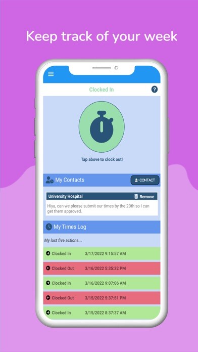 Emulate iPhone app ClockIn Pal using MyAndroid Emulate iPhone app ClockIn Pal using MyAndroid