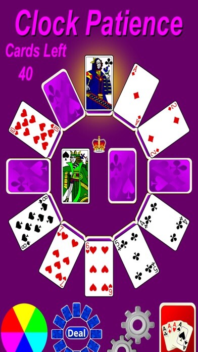Emulate iPhone app Clock Patience Solitaire Pro using MyAndroid