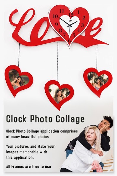 Emulate Android APK Clock Photo Collage