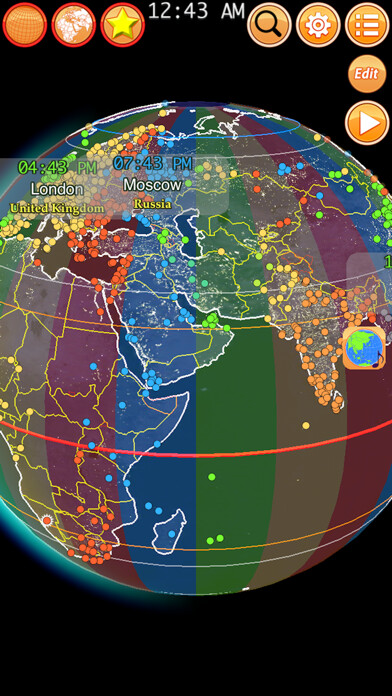 Emulate iPhone app Clocks of Cities on Terra using MyAndroid Emulate iPhone app Clocks of Cities on Terra using MyAndroid