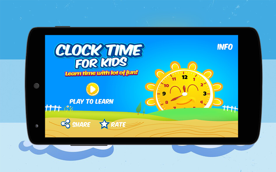 Emulate iPhone app Clock Time for Kids using MyAndroid Emulate iPhone app Clock Time for Kids using MyAndroid