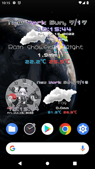 Run android online APK Clock Widget Tokewyimodoki from MyAndroid or emulate Clock Widget Tokewyimodoki using MyAndroid