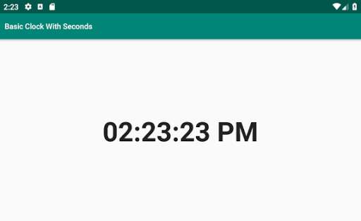Run android online APK Clock with Seconds from MyAndroid or emulate Clock with Seconds using MyAndroid