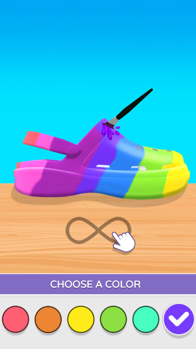Emulate iPhone app Clog Designer using MyAndroid