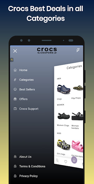 Run android online APK Clogs Slippers Boots IN Offers from MyAndroid or emulate Clogs Slippers Boots IN Offers using MyAndroid