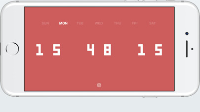Emulate iPhone app Cloki Stand Clock using MyAndroid