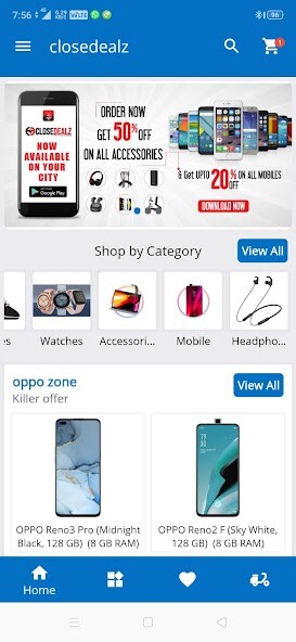 Run android online APK Closedealz from MyAndroid or emulate Closedealz using MyAndroid