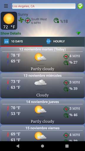 Run android online APK Closest Weather from MyAndroid or emulate Closest Weather using MyAndroid