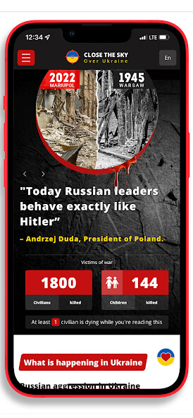 Run android online APK Close the Sky Over Ukraine from MyAndroid or emulate Close the Sky Over Ukraine using MyAndroid