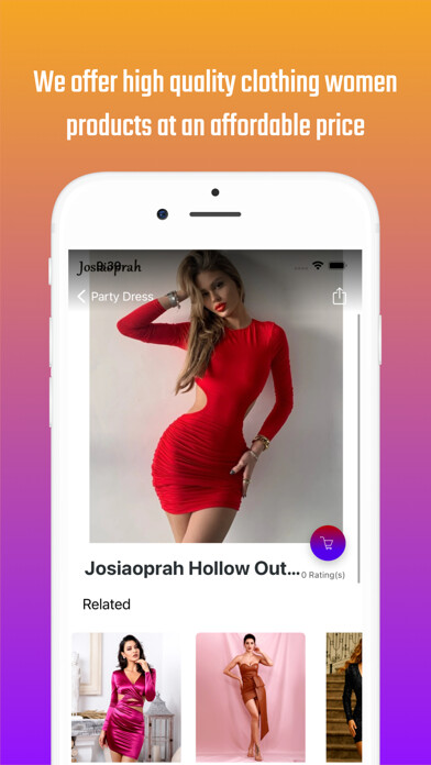 Emulate iPhone app Clothing Fashion Shop Online using MyAndroid