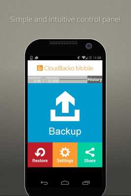 Emulate Android APK CloudBacko Mobile