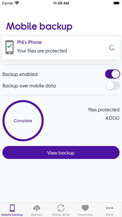 Emulate iPhone app Cloud Backup by Currys using MyAndroid Emulate iPhone app Cloud Backup by Currys using MyAndroid