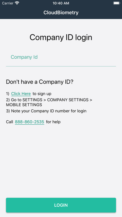 Emulate iPhone app CloudBiometry using MyAndroid