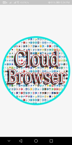 Run android online APK Cloud Browser from MyAndroid or emulate Cloud Browser using MyAndroid