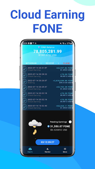 Run android online APK Cloud Earning from MyAndroid or emulate Cloud Earning using MyAndroid