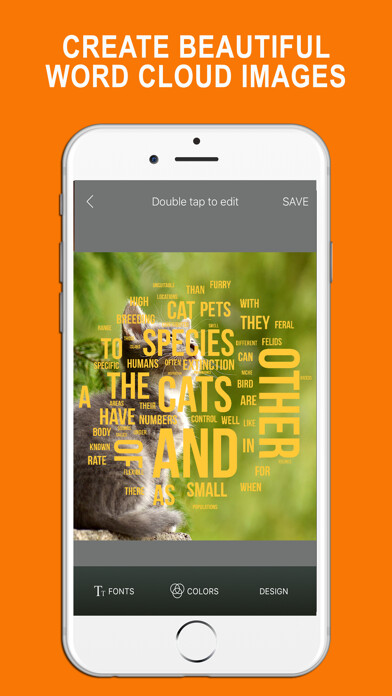 Emulate iPhone app Cloud Font for Word Clouds using MyAndroid Emulate iPhone app Cloud Font for Word Clouds using MyAndroid