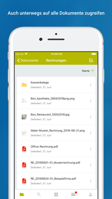 Emulate iPhone app Cloudia - Ihr Dokumanager using MyAndroid