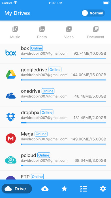 Emulate iPhone app Cloud Indeed - Drive Manager using MyAndroid Emulate iPhone app Cloud Indeed - Drive Manager using MyAndroid