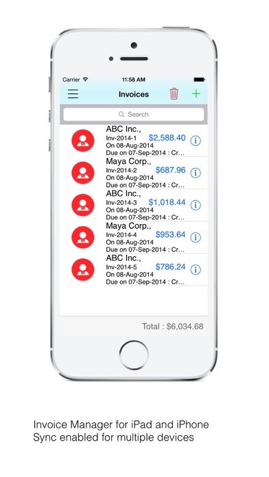 Emulate iPhone app Cloud Invoice: Invoice and PDF using MyAndroid Emulate iPhone app Cloud Invoice: Invoice and PDF using MyAndroid
