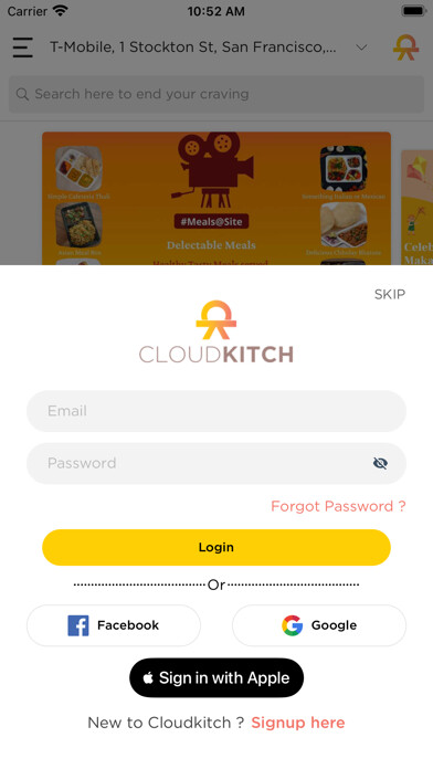 Run android online APK CloudKitch Virtual Food Court. from MyAndroid or emulate CloudKitch Virtual Food Court. using MyAndroid