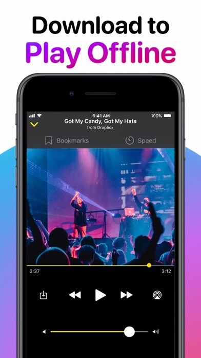 Emulate iPhone app Cloud Music - Player Offline using MyAndroid