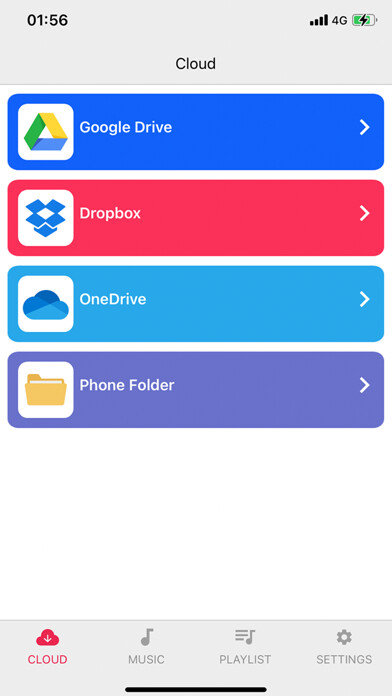 Emulate iPhone app Cloud Player Entertainment using MyAndroid