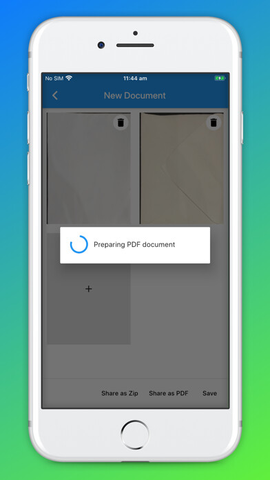 Emulate iPhone app Cloud Scanner using MyAndroid