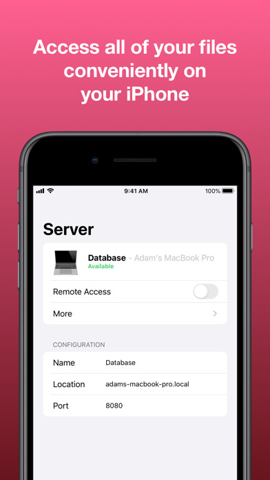 Emulate iPhone app Cloud - Self-hosted storage using MyAndroid