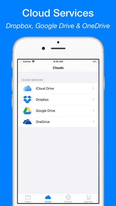 Emulate iPhone app Cloud Video Player for Clouds using MyAndroid Emulate iPhone app Cloud Video Player for Clouds using MyAndroid