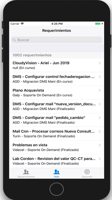 Emulate iPhone app Cloudy CRM 7 using MyAndroid Emulate iPhone app Cloudy CRM 7 using MyAndroid