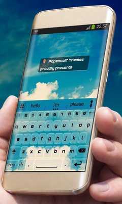 Emulate Android APK Cloudy day AiType Skin