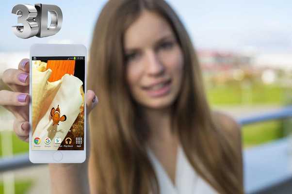 Emulate Android APK Clownfish 3D Live Wallpaper