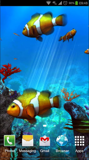 Run android online APK Clownfish Aquarium 3D FREE from MyAndroid or emulate Clownfish Aquarium 3D FREE using MyAndroid